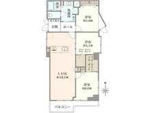 【東京都/杉並区上高井戸】芦花公園ハイツ 間取り図