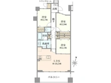 【東京都/世田谷区粕谷】ガーデンヴィラ芦花公園 間取り図