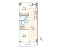 【東京都/杉並区下高井戸】カーサ桜上水 間取り図