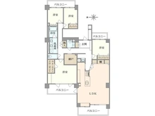 【東京都/世田谷区南烏山】芦花公園プレスティージュ 間取り図