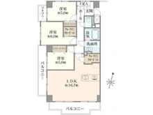 【東京都/調布市緑ケ丘】藤和仙川コープ 間取り図