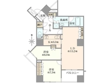 【東京都/世田谷区南烏山】グローリオ蘆花公園 ヴィラF棟 間取り図
