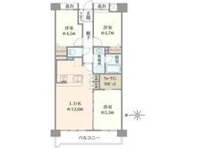 【東京都/世田谷区上北沢】桜上水ハイム 間取り図