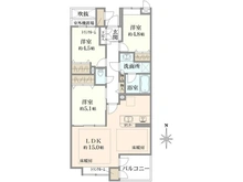 【東京都/世田谷区給田】ライオンズガーデンテラス千歳烏山 間取り図