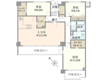 【東京都/世田谷区南烏山】サーパス南烏山 間取り図