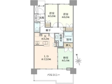 【東京都/世田谷区桜上水】桜上水ガーデンズ E棟 間取り図