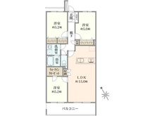 【東京都/三鷹市北野】仙川パーク・ホームズ 間取り図