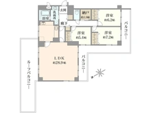 【東京都/世田谷区南烏山】ユニハイム芦花公園 間取り図
