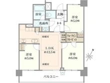 【東京都/世田谷区上祖師谷】パークホームズ千歳烏山ガーデンズコート EAST棟 間取り図
