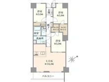 【東京都/多摩市関戸】ザ・スクエア 間取り図
