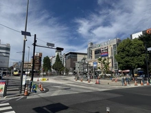 【東京都/調布市小島町】ランドコート調布南 京王線「調布」駅（現地より約500m）：調布駅南側の様子となります
