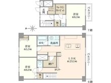 【東京都/世田谷区経堂】経堂セントラルマンション 間取り図