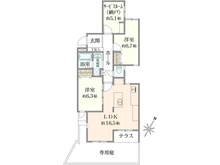 【東京都/世田谷区船橋】藤和千歳船橋ホームズ 間取り図