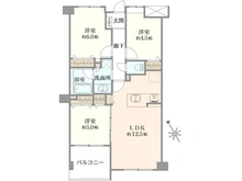 【東京都/世田谷区北沢】東急ドエル・アルス下北沢サウスウインド 間取り図