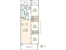 【東京都/世田谷区祖師谷】パークホームズ祖師谷ガーデンズコート 間取り図