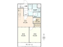【東京都/世田谷区松原】梅丘アイワマンション 間取り図