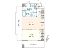 【東京都/世田谷区経堂】日神デュオステージ経堂 間取り図