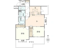 【東京都/世田谷区梅丘】ハウス梅ヶ丘 間取り図