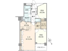 【東京都/渋谷区富ヶ谷】パークハウス代々木上原 間取り図