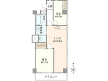 【東京都/世田谷区宮坂】経堂コンド 間取り図