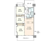 【東京都/世田谷区船橋】グランイーグル千歳船橋 間取り図