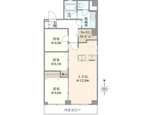【東京都/世田谷区経堂】東海経堂マンション 間取り図