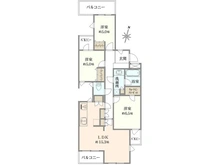 【東京都/世田谷区船橋】藤和千歳船橋ホームズ 間取り図