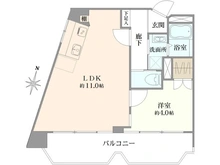 【東京都/世田谷区松原】明大前フラワーマンション 間取り図