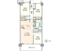 【東京都/世田谷区桜上水】パークナード経堂 間取り図