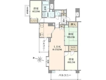 【東京都/世田谷区船橋】セザール千歳船橋コルティーレ 間取り図