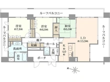 【東京都/世田谷区松原】ユニーブル世田谷明大前 間取り図