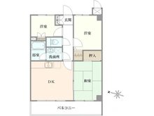 【東京都/世田谷区梅丘】グリーンコート梅ヶ丘 間取り図