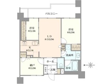 【東京都/世田谷区松原】ジオ世田谷松原 間取り図