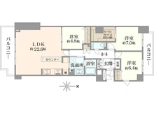 【東京都/世田谷区桜丘】桜丘フラット 間取り図