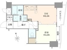 【東京都/世田谷区三宿】ヴィサージュ池尻 間取り図