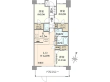 【東京都/世田谷区経堂】ザ・パークハウス経堂レジデンス 間取り図
