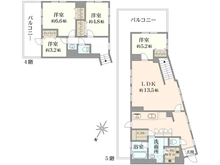 【東京都/世田谷区宮坂】四谷軒第一経堂シティコーポ 間取り図