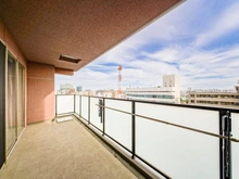 【東京都/品川区西五反田】クレヴィアタワー目黒不動前 バルコニー