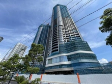 【東京都/中央区豊海町】ザ・豊海タワー　マリン＆スカイ EAST棟 建築中の外観：奥側