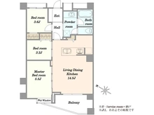 【東京都/世田谷区三軒茶屋】オーベル三軒茶屋dR 間取り図