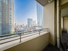 【東京都/港区虎ノ門】グランスイート虎ノ門 バルコニー