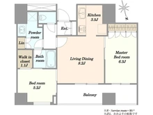 【東京都/豊島区東池袋】パークタワー池袋イーストプレイス 間取り図