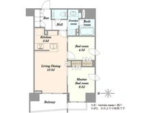 【東京都/中央区銀座】プラウド銀座一丁目 間取り図