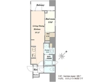 【東京都/中央区銀座】ピアース銀座レジデンス 間取り図