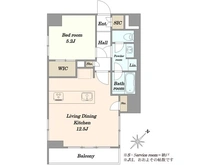 【東京都/中央区銀座】ピアース銀座レジデンス 間取り図