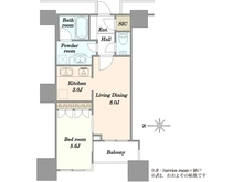 【東京都/港区高輪】高輪ザ・レジデンスタワー棟 間取り図