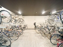 【東京都/港区虎ノ門】グランスイート虎ノ門 駐輪場