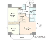 【東京都/千代田区神田猿楽町】ガーラ・ヴィスタ水道橋 間取り図