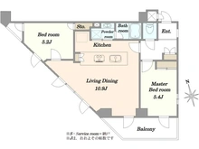 【東京都/品川区平塚】ダイアパレス戸越II 間取り図