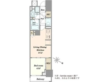 【東京都/目黒区下目黒】シティハウス目黒ザ・ツイン SOUTH棟 間取り図